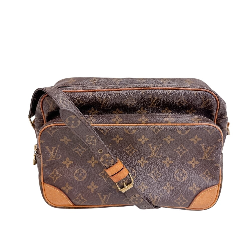 ルイヴィトン LOUIS VUITTON ショルダーバッグ モノグラム ナイル ブラウン