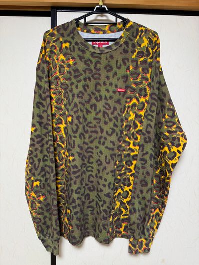 Supreme Small Box L/S Tee "Cheetah" (24FW)