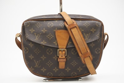 LOUIS VUITTON ルイ・ヴィトン モノグラム ジュヌフィーユ27 M51225 ショルダーバッグ ブラウン コーティングキャンバス レディース