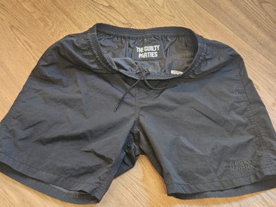 WACKO MARIA Nylon Board Shorts "Black"