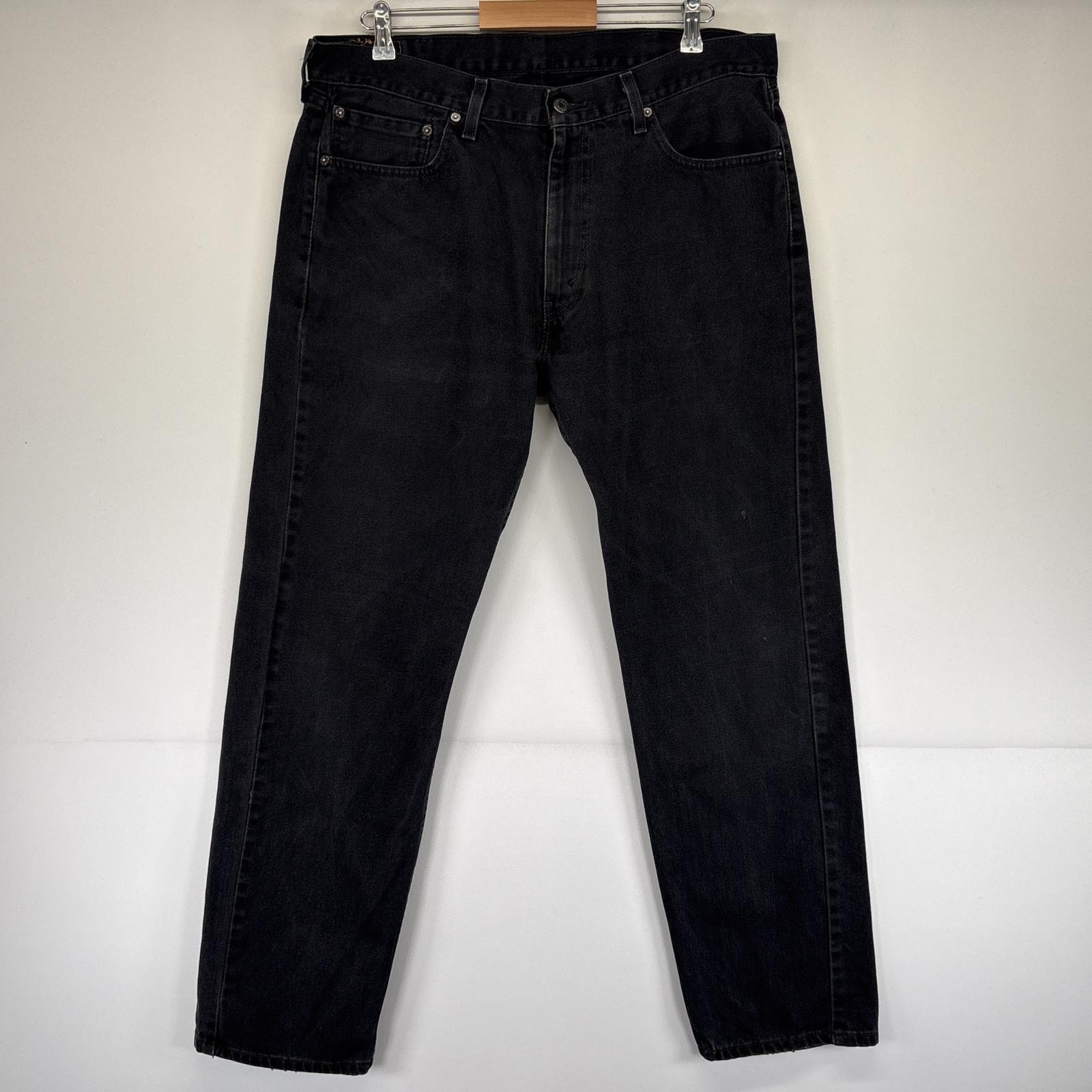 古着 リーバイス Levi's デニムパンツ 505 ストレート 大きいサイズ ジーンズ ジーパン w38 L32 ブラック メンズ