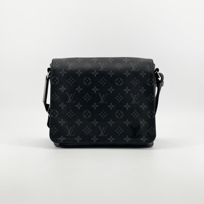 LOUIS VUITTON(ルイ・ヴィトン) ディストリクト PM モノグラムエクリプス レザー M46255 ショルダーバッグ ブラック