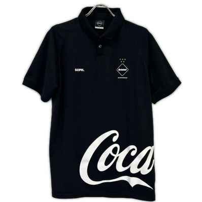 エフシーリアルブリストル ×コカ・コーラ ブラック ポロシャツ XL