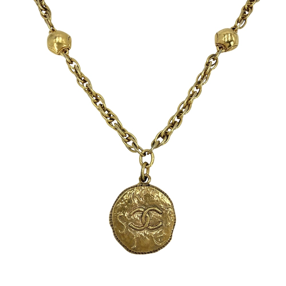 CHANEL シャネル ネックレス ココマーク ロングネックレス アクセサリー GP ゴールド レディース 約110.8g【中古品】