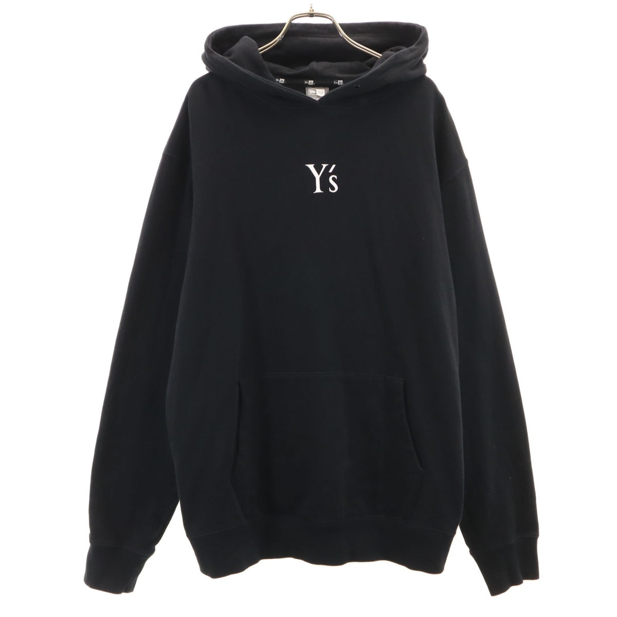 Y's ワイズ NEW ERA ニューエラ コラボ 長袖 スウェットパーカー ブラック ヨウジヤマモト