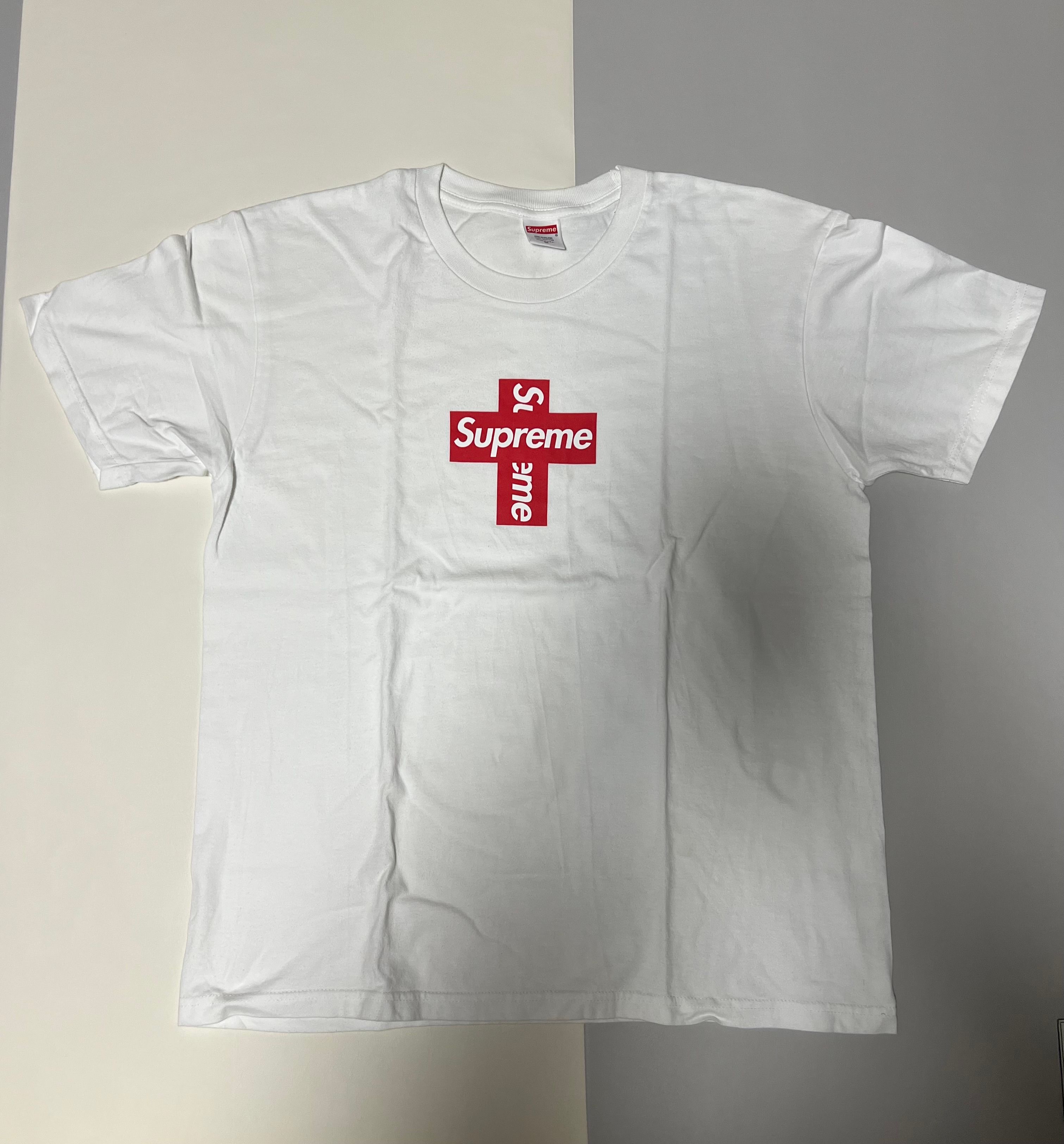 Supreme Cross Box Logo Tee "White"