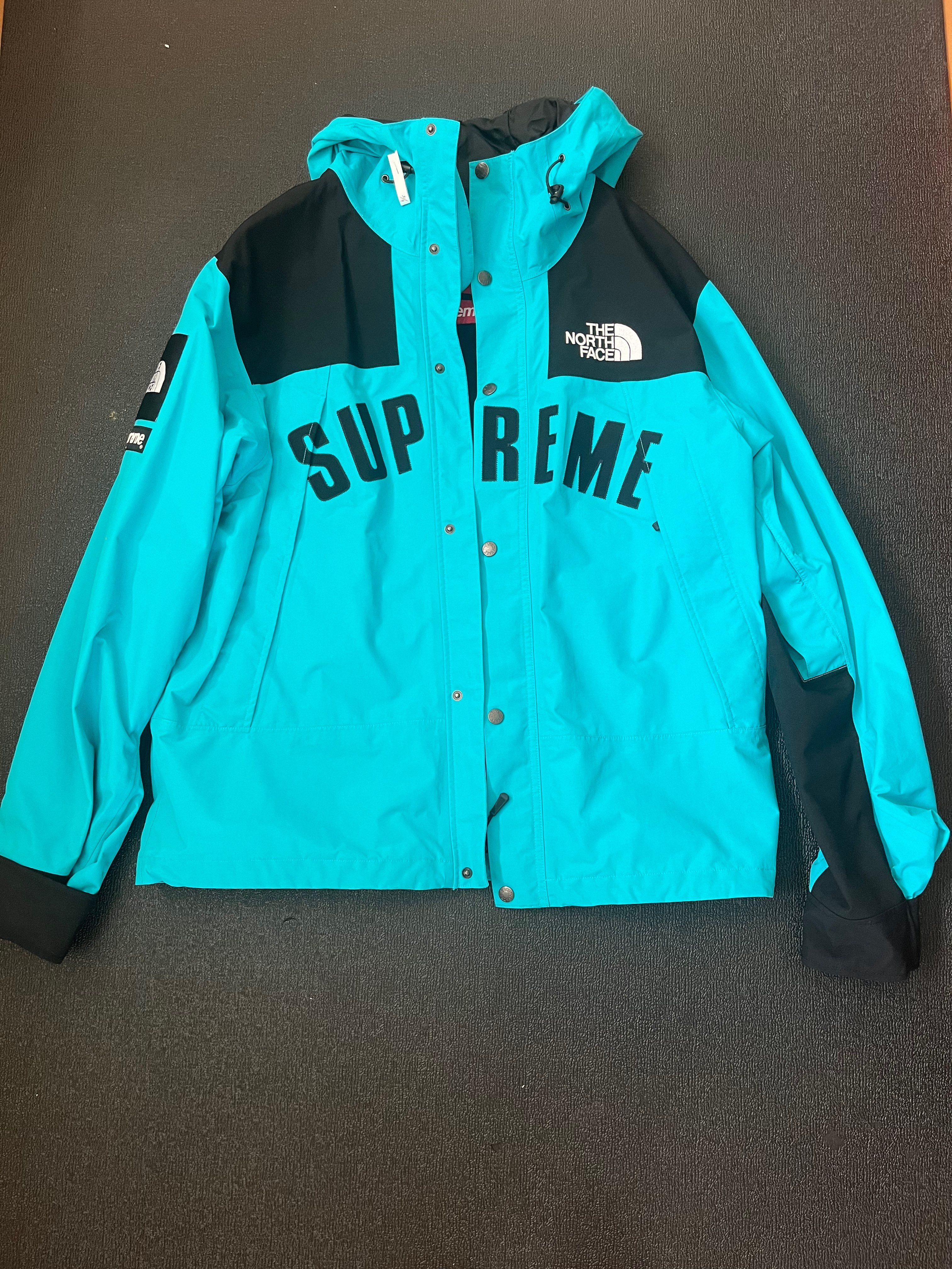 Supreme x The North Face Arc Logo Mountain Parka "Blue"