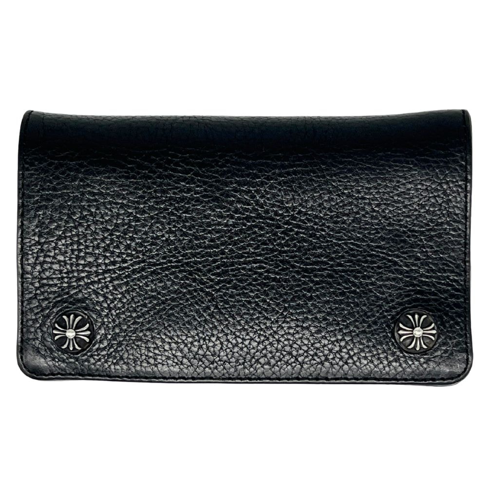 CHROME HEARTS クロムハーツ 1 Zip 二つ折り レザーウォレット インボイス付属 41299