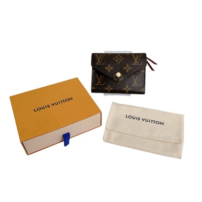 ルイヴィトン LOUIS VUITTON ポルトフォイユ・ヴィクトリーヌ M81557 モノグラムリバース 二つ折り財布