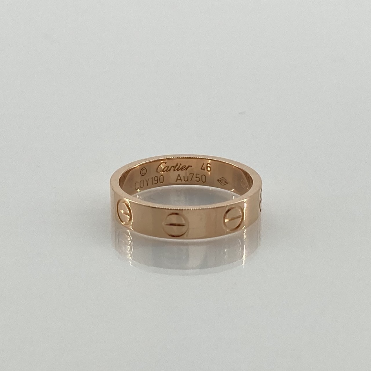 CARTIER(カルティエ) ラブ スモール ビスモチーフ Au750 #6号 リング・指輪 2.75g ゴールド