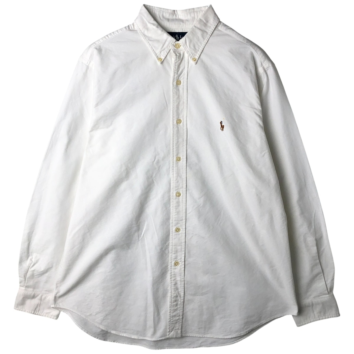 古着 ラルフローレン Ralph Lauren CLASSIC FIT クラシックフィット 長袖 ボタンダウンシャツ メンズL相当/eaa609626