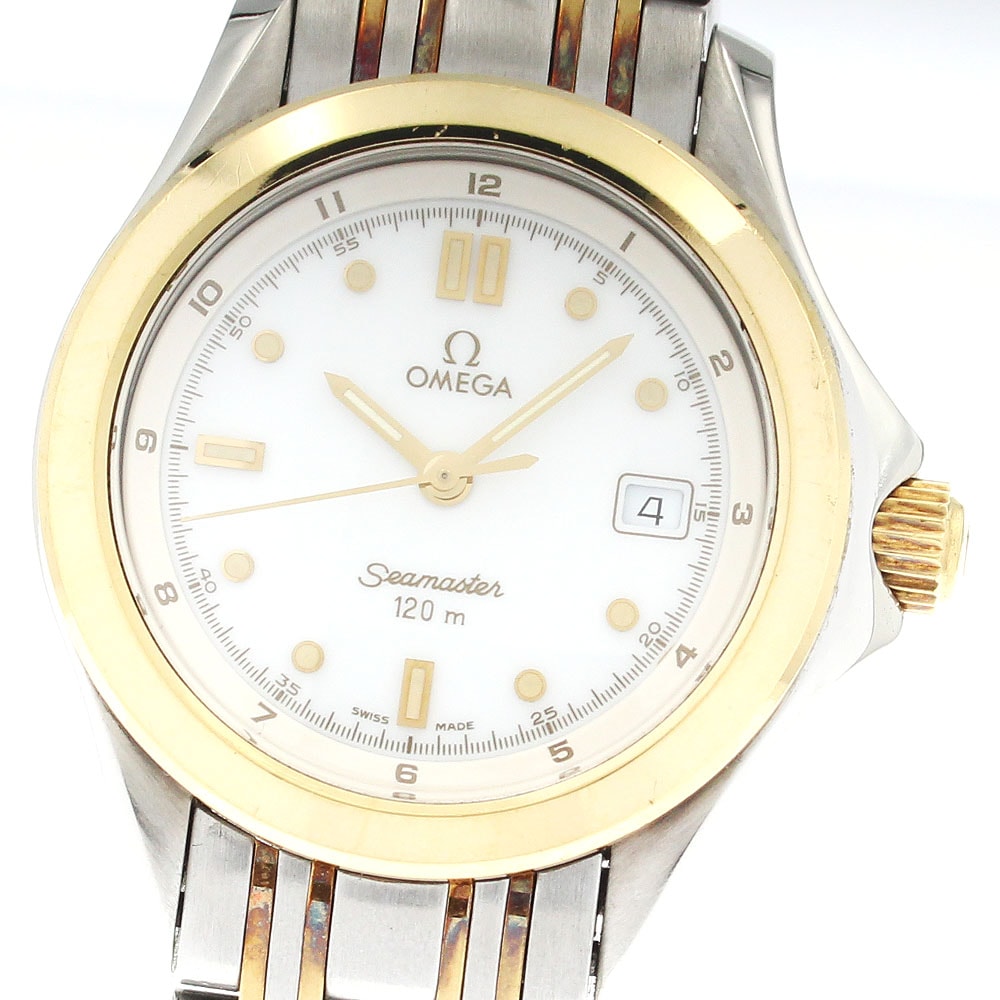傷や汚れあり】オメガ シーマスター120 YGコンビ 2371.20 レディース  