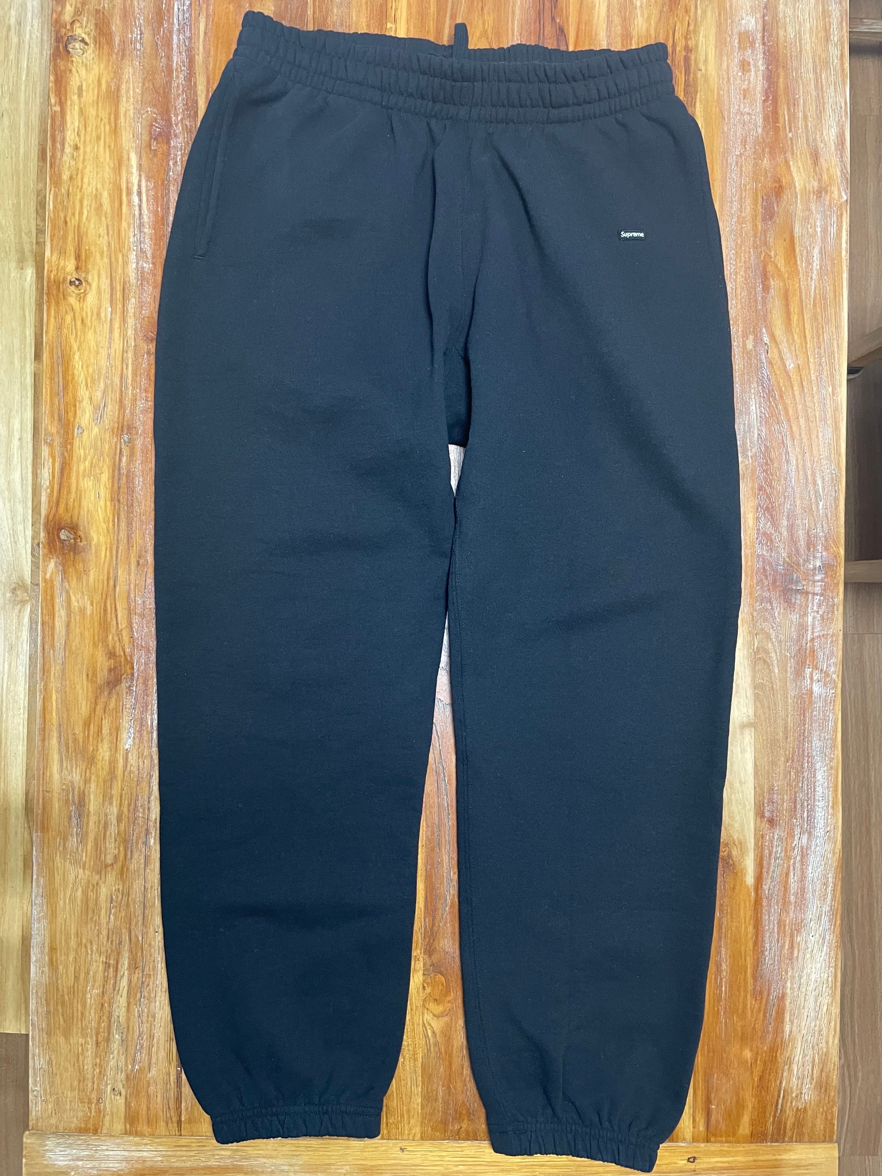 Supreme Small Box Sweatpant "Black"(23SS)
