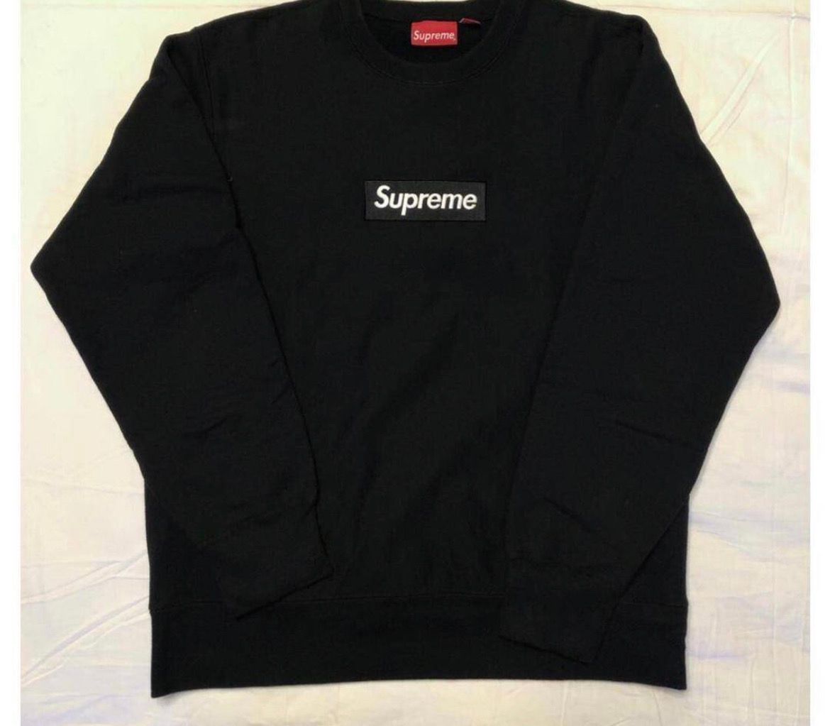 Supreme Box Logo Crewneck Sweatshirt "Black" (18FW)