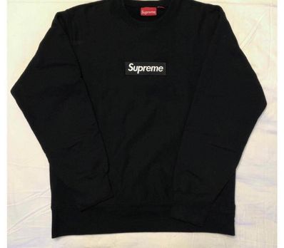 Supreme Box Logo Crewneck Sweatshirt "Black" (18FW)