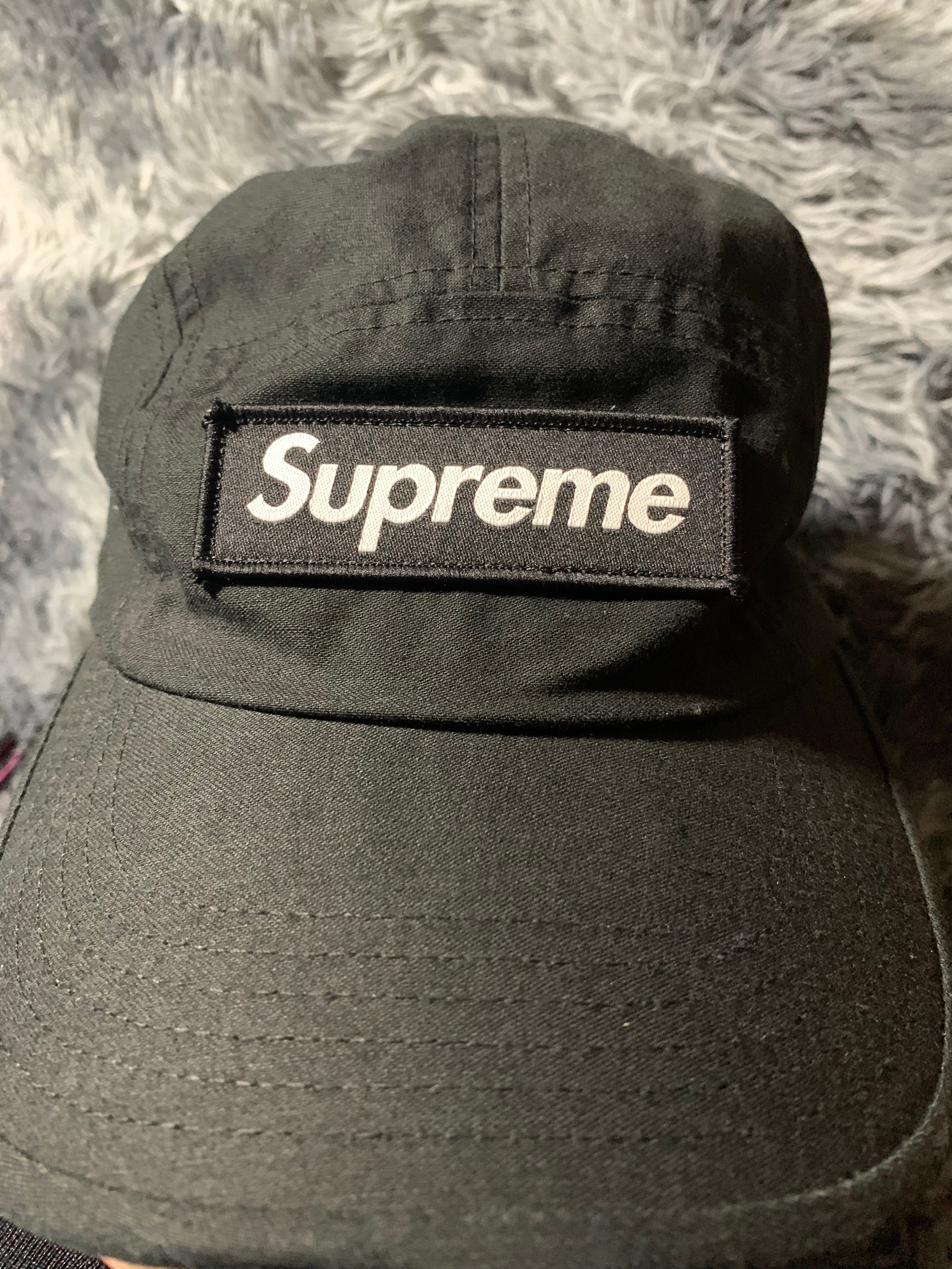 Supreme Military Camp Cap "Black" (21SS)