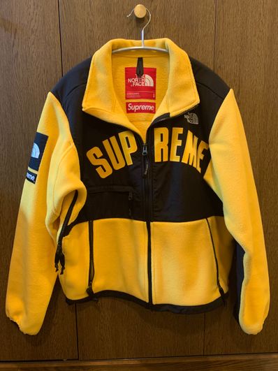 Supreme x The North Face Arc Logo Denali Fleece Jacket "Yellow"