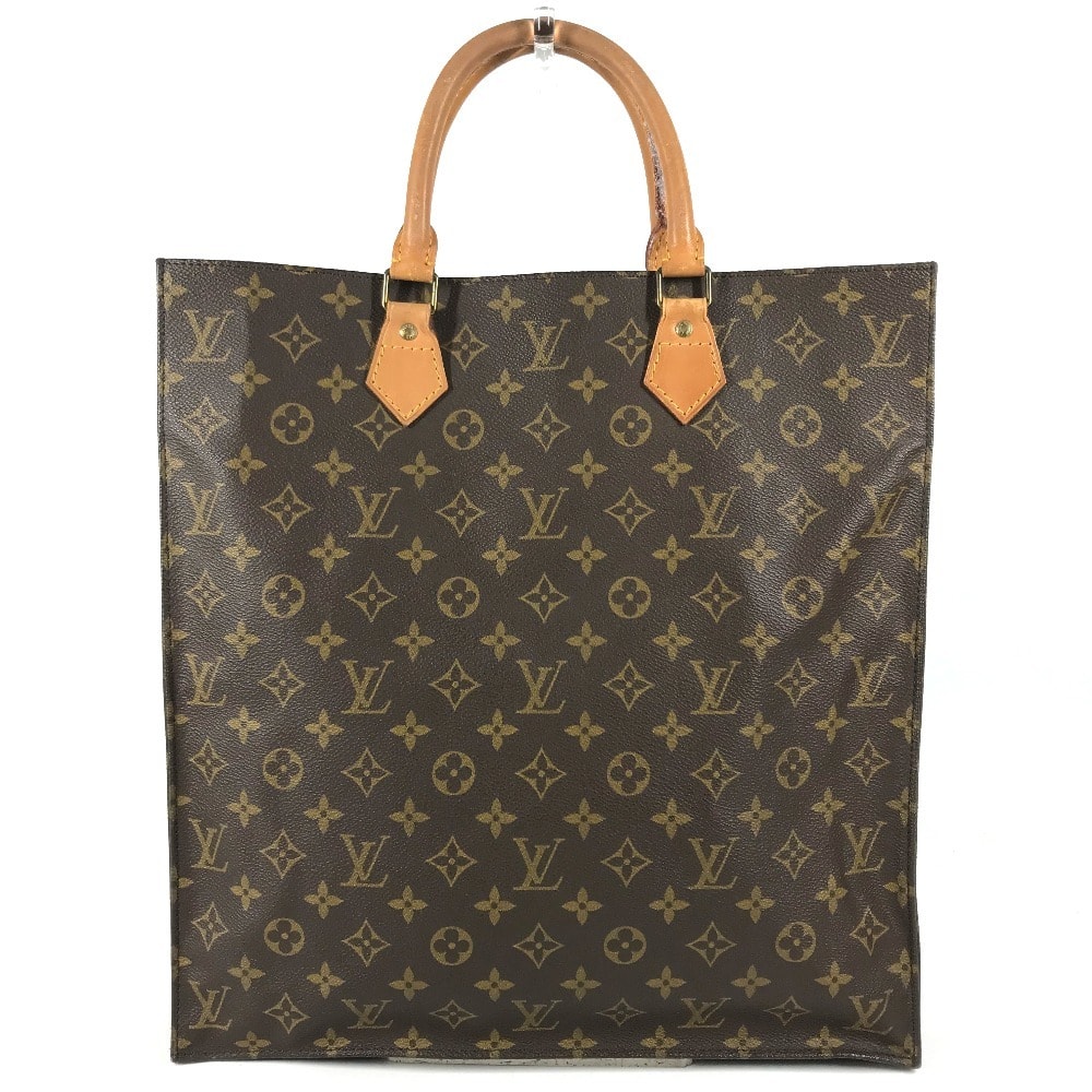 ルイヴィトン LOUIS VUITTON サックプラ 旧型 M51140 モノグラム カバン トートバッグ 縦型トート ハンドバッグ モノグラムキャンバス ブラウン
