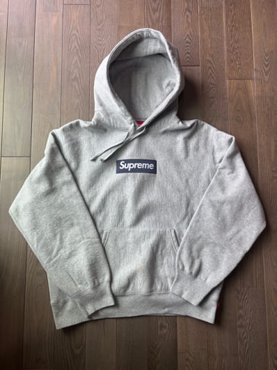 Supreme Box Logo Hooded Sweatshirt (25FW) "Heather Grey"