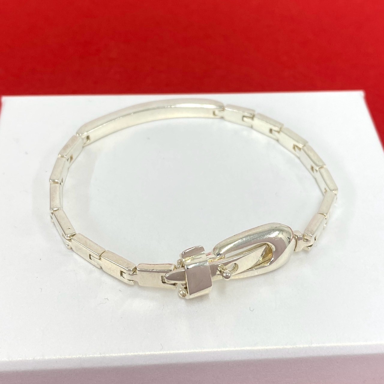GUCCI グッチ サンチュール ベルト バックル ブレスレット シルバー925 ブレスレット シルバー
20522