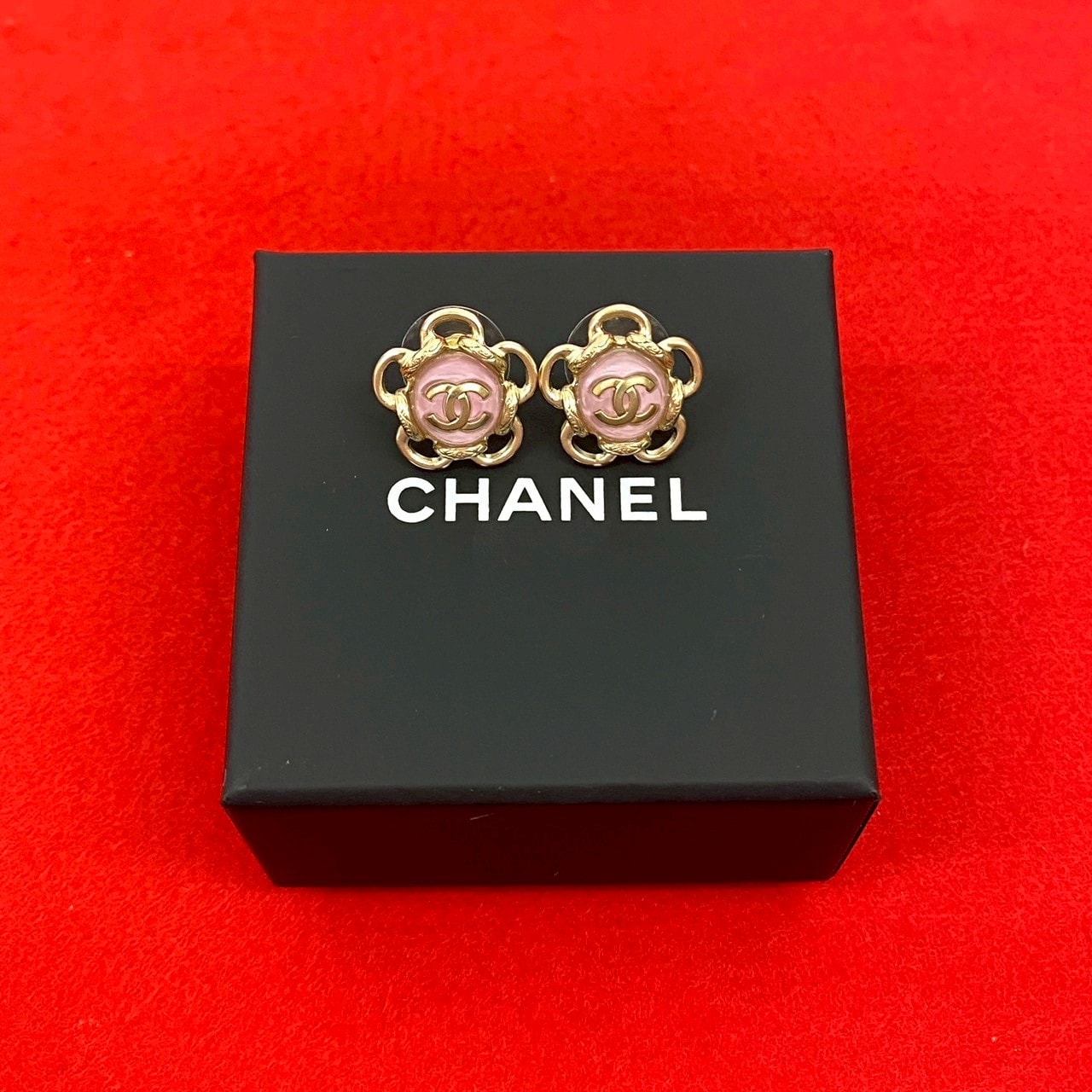 CHANEL シャネル ココマーク GP ピアス ゴールド
 62246