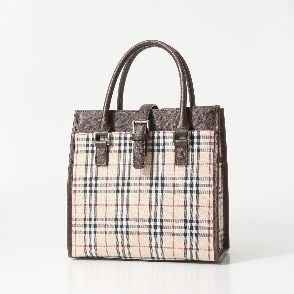 BURBERRY バーバリー ハンドバッグ ノバチェック ミニバッグ 鞄 ブランド古着【中古】20250827/RA5937