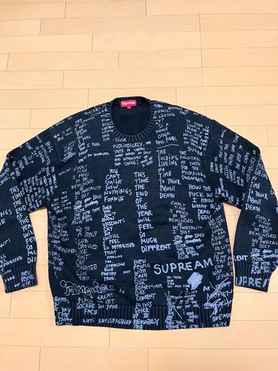 Supreme Gonz Poems Sweater Supreme Gonz Poems Sweater