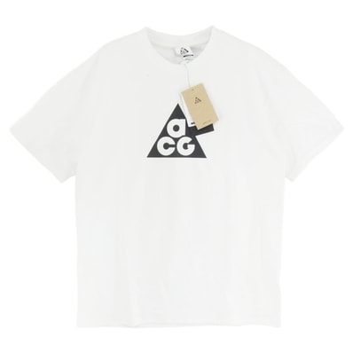 NIKE ナイキ Tシャツ FQ3741-121 AS M NRG ACG DF TEE MBR ロゴプリント クルーネック 半袖 Tシャツ ホワイト系 S【極上美品】【中古】