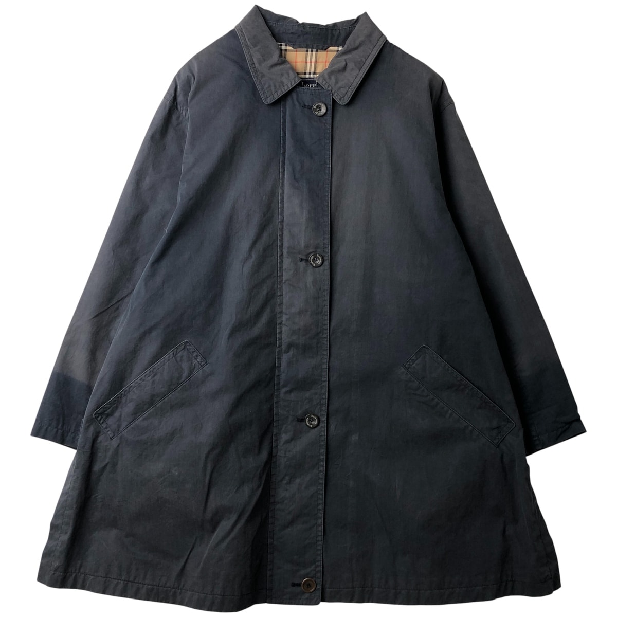 古着 バーバリー Burberry's ステンカラーコート バルマカーンコート レディースXL相当/eaa612805