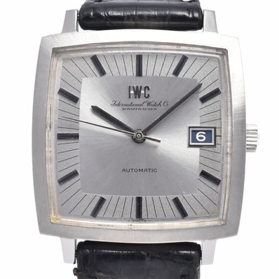IWC IWC SCHAFFHAUSEN ヴィンテージ スクエアケース シルバー 自動巻き メンズ 腕時計 R#149397