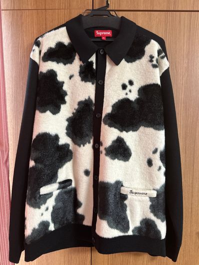 Supreme Cow Print Cardigan "Black"