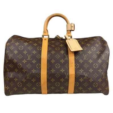 ルイヴィトン キーポル45 モノグラム ハンドバッグ モノグラムキャンバス M41428 ブラウン レディース LOUIS VUITTON 中古