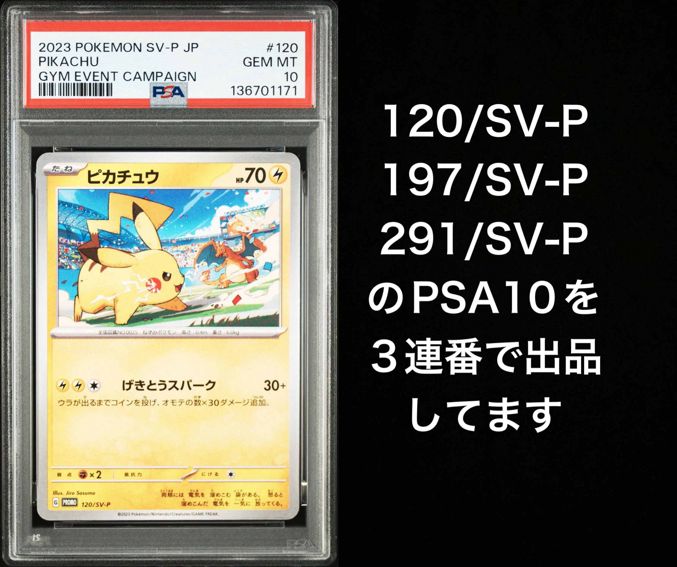 ピカチュウ: プロモ [SV-P 120](プロモーションカード「SV-P」)