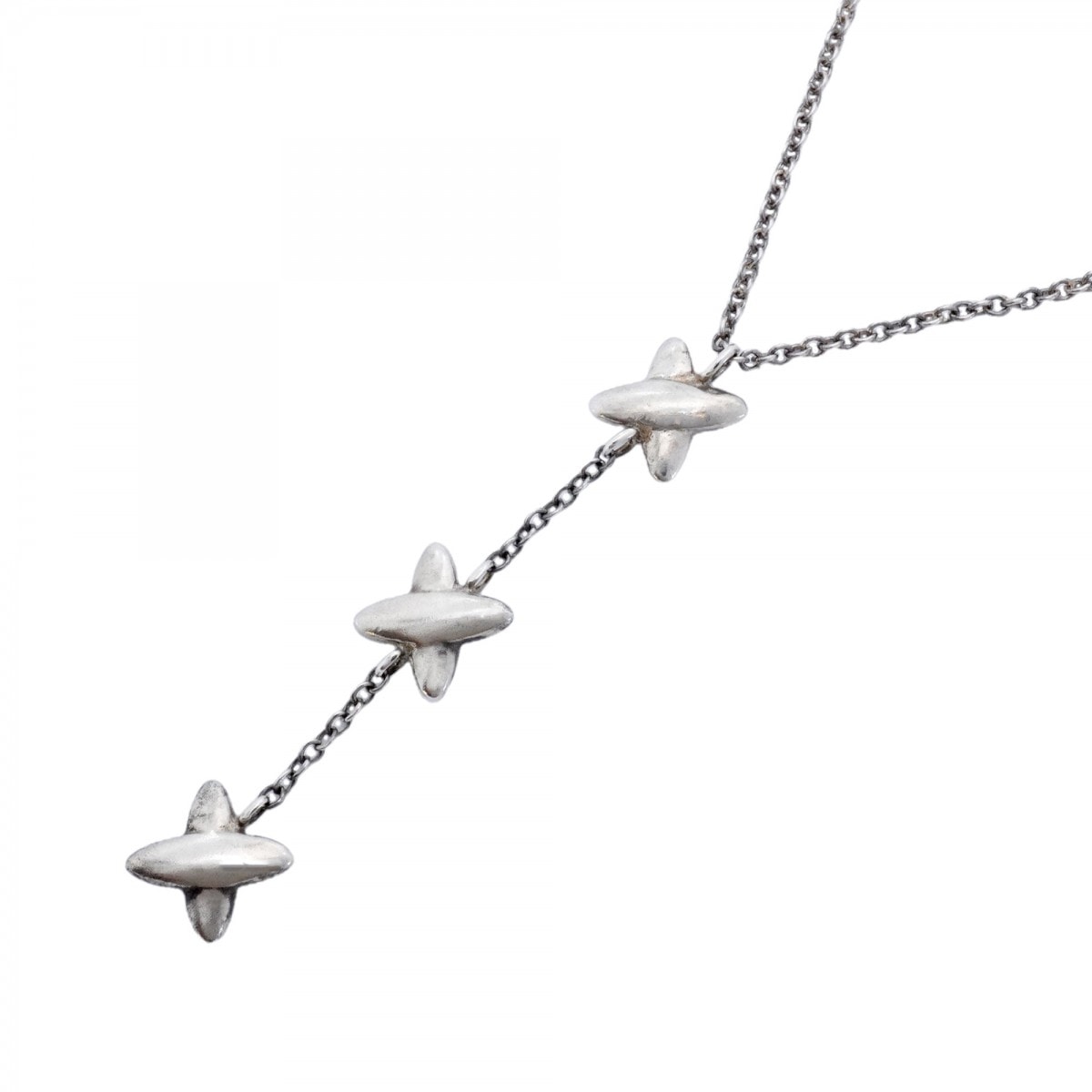 【6jdb0190】ティファニー ネックレス シグネチャードロップ シルバー925【中古】レディース