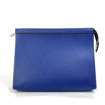 ルイヴィトン LOUIS VUITTON ポシェットヴォワヤージュ MM M30575 タイガ カバン ポーチ セカンドバッグ タイガレザー タイガコバルト ブルー