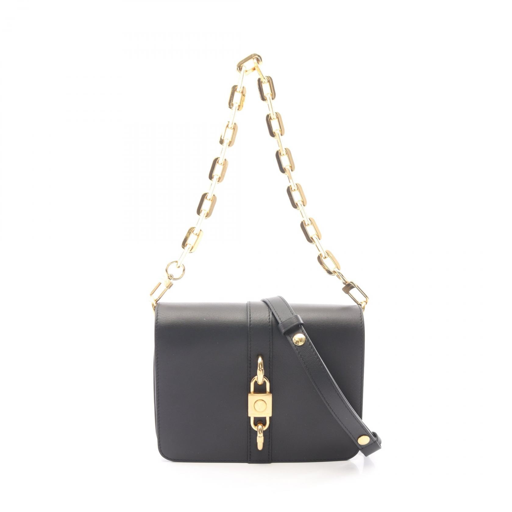 ルイ・ヴィトン LOUIS VUITTON ランデヴー 2WAY ハンドバッグ バッグ レザー ノワール レディース ブラック系 M57743 【中古】