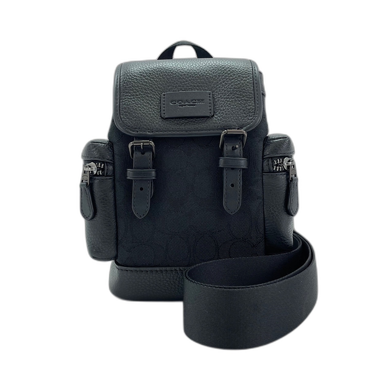 コーチ COACH スプリント スリングパック シグネチャー 2WAY ショルダーバッグ【中古】