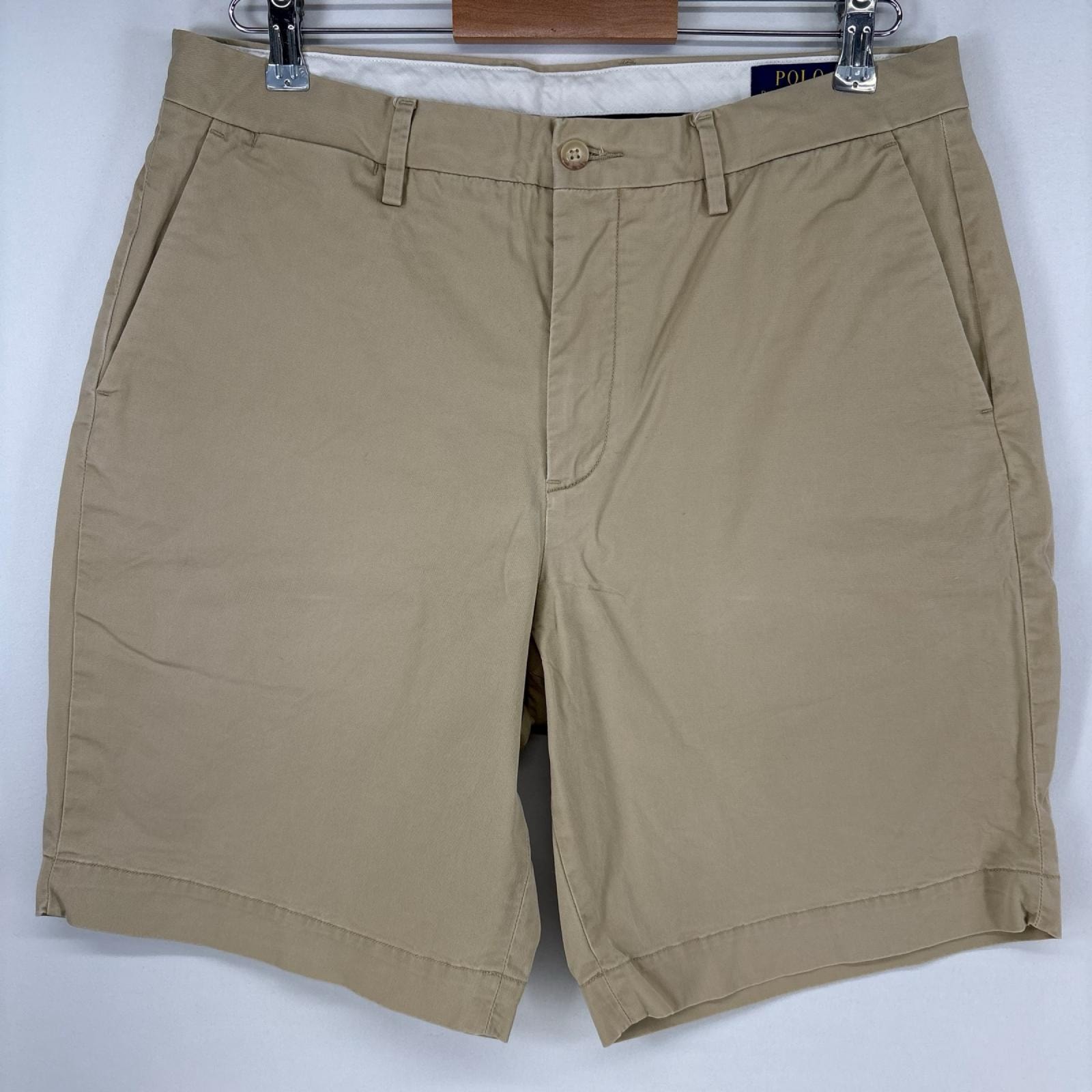 古着 ポロ・ラルフローレン POLO RALPH LAUREN ショートパンツ チノパン ハーフパンツ ポロチノ w33  ベージュ メンズ