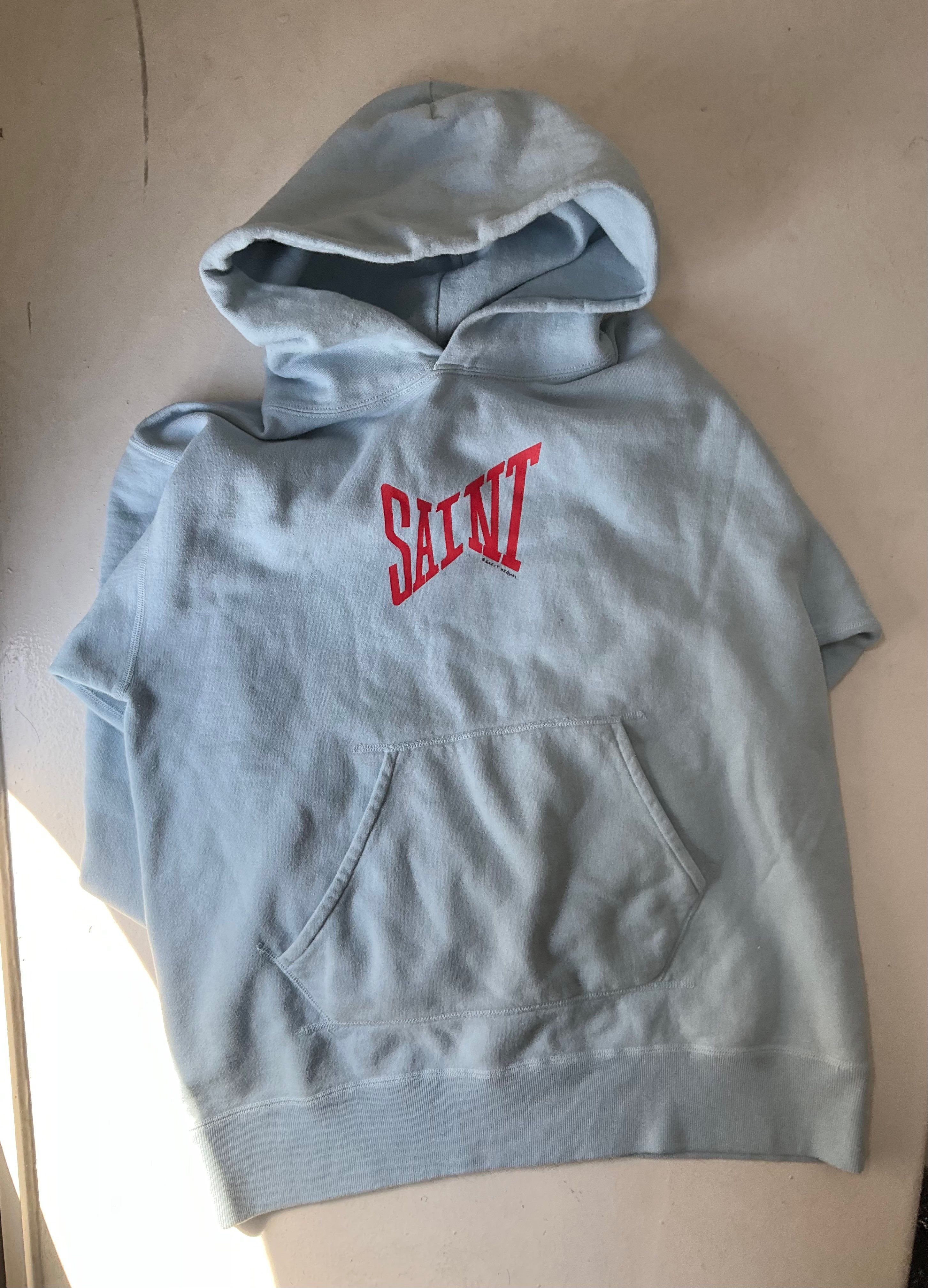 SAINT Mxxxxxx HOODIE / LOGO "Blue"
