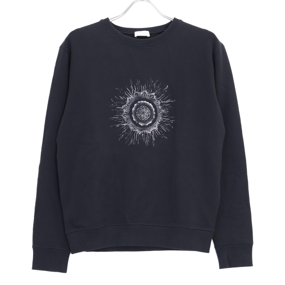 サンローランパリ 551630 ブラック ロゴスウェット XS