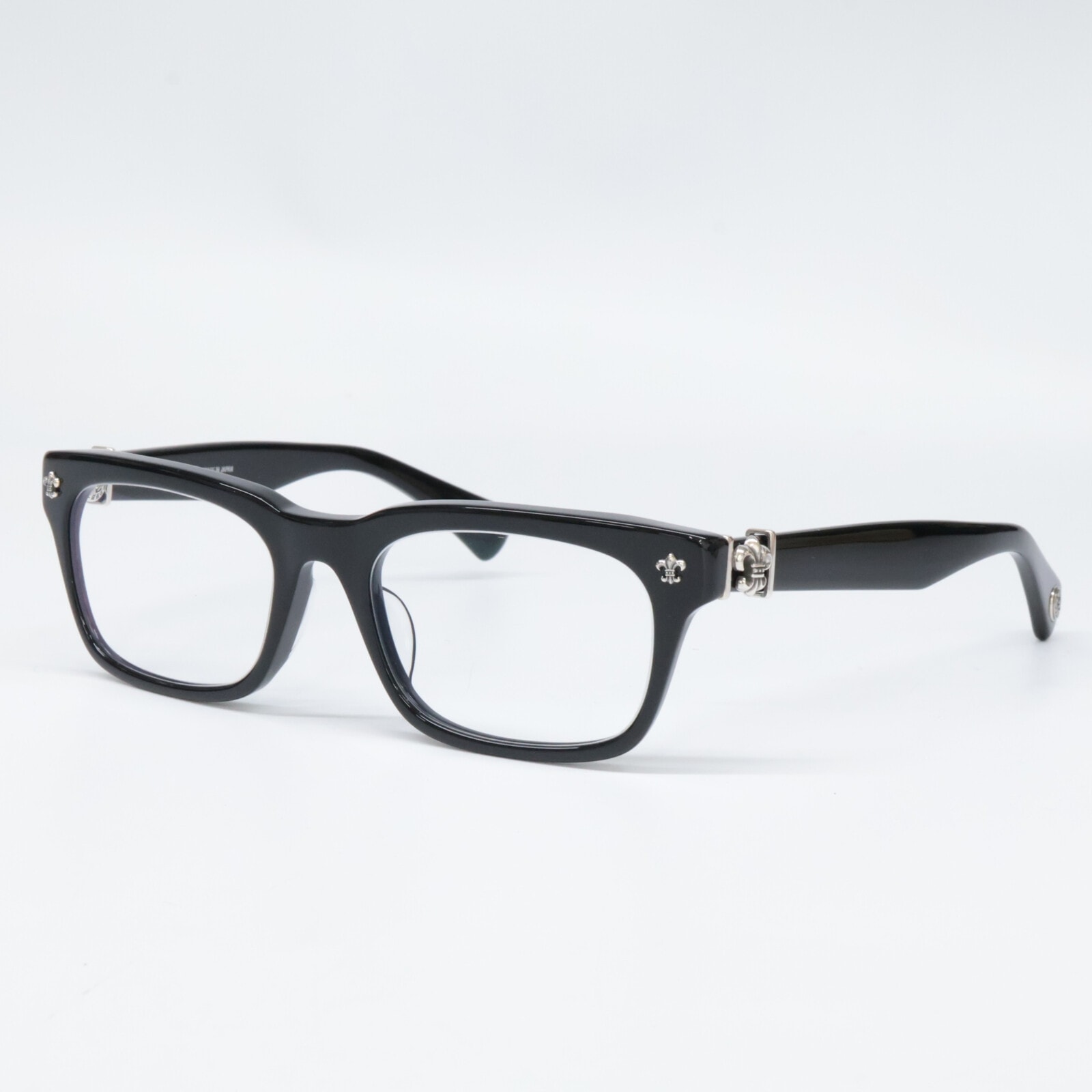 クロムハーツ 【新品同様】GITTIN ANY? - A BSフレア スクエアシェイプ メガネフレーム 52□19-145