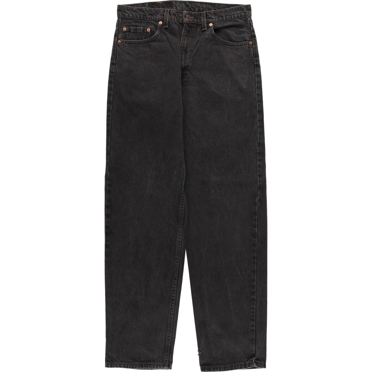 古着 90年代 リーバイス Levi's 550-0260 RELAXED FIT ブラックデニム テーパードデニムパンツ USA製 メンズw34相当 ヴィンテージ/evb030866