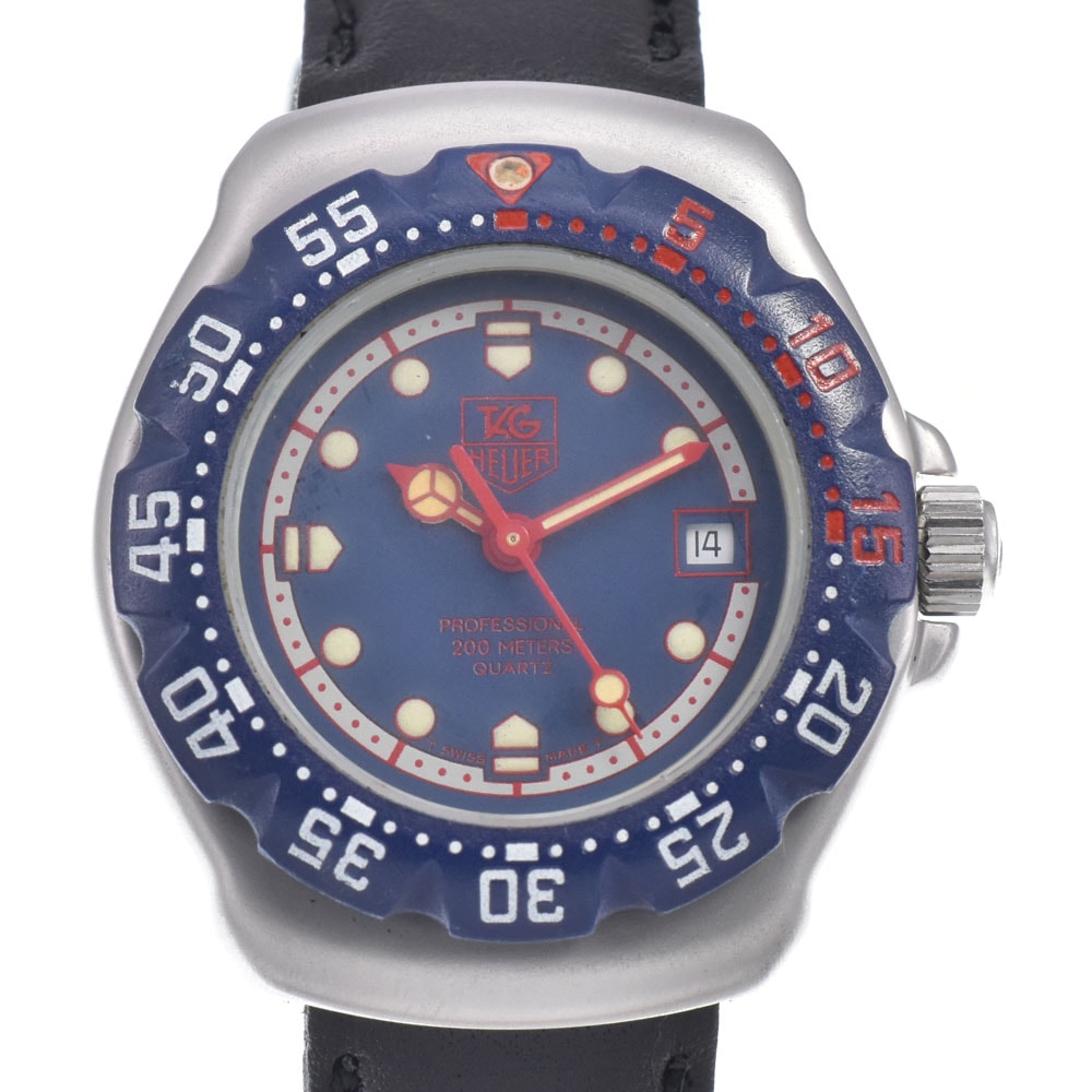 タグホイヤー TAG HEUER 370.508 フォーミュラ1 ブルー クォーツ レディース 箱・保証書付き 腕時計 D#149746