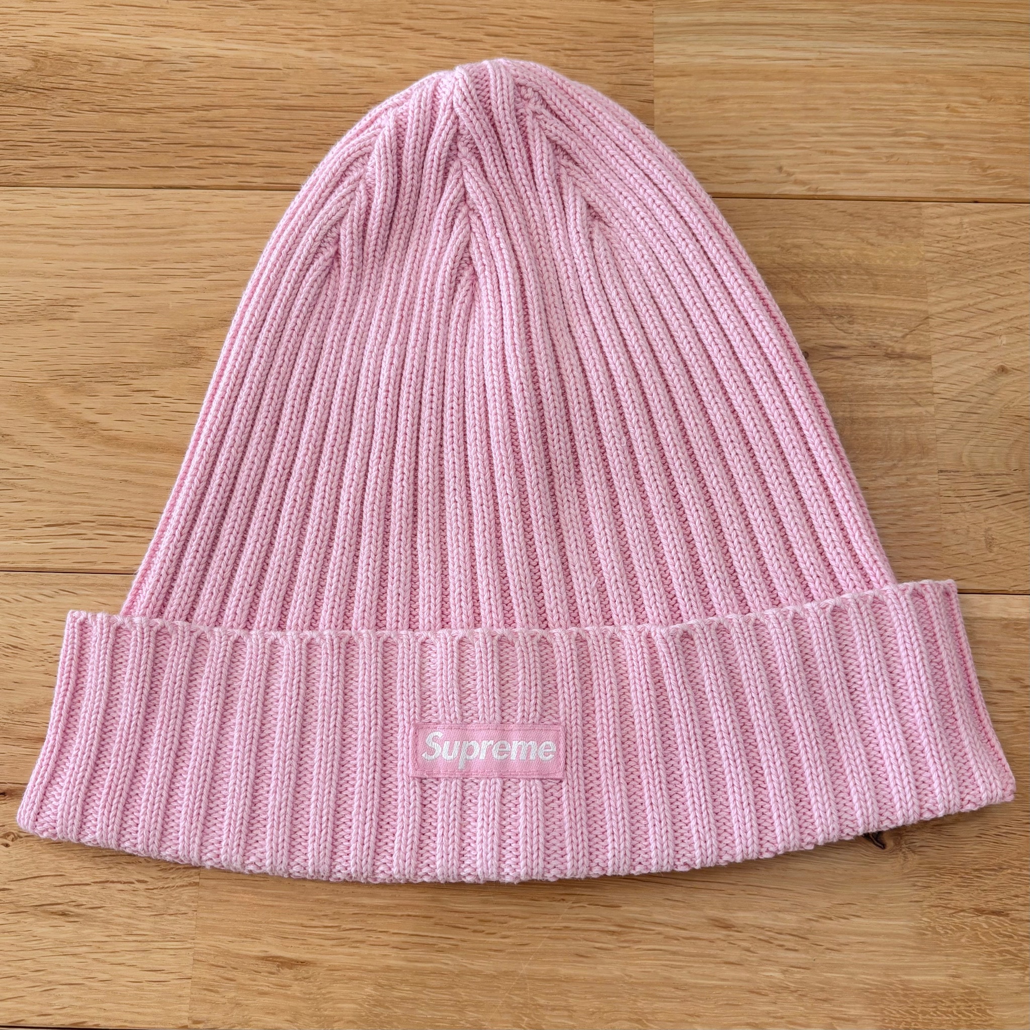 Supreme Overdyed Beanie "Pink" (23SS)