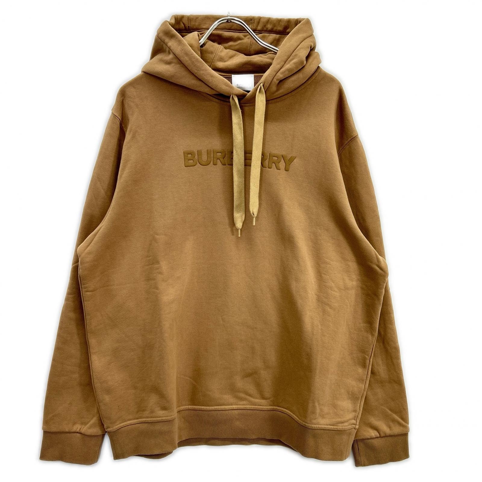 バーバリー 8055317 ベージュ ロゴプリント パーカー XL