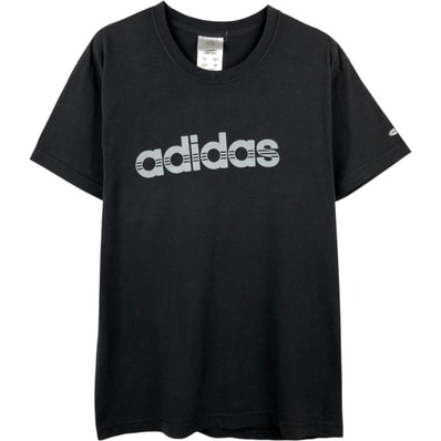 古着 00年代 アディダス adidas CLIMALITE ロゴプリントTシャツ メンズL相当/eaa656978