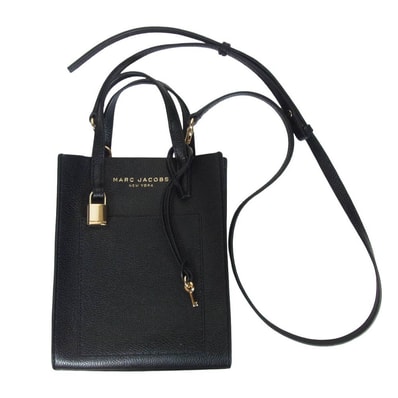 MARC JACOBS マークジェイコブス H001L03FA22-001 2way レザー ショルダー ハンドバッグ ブラック系【中古】