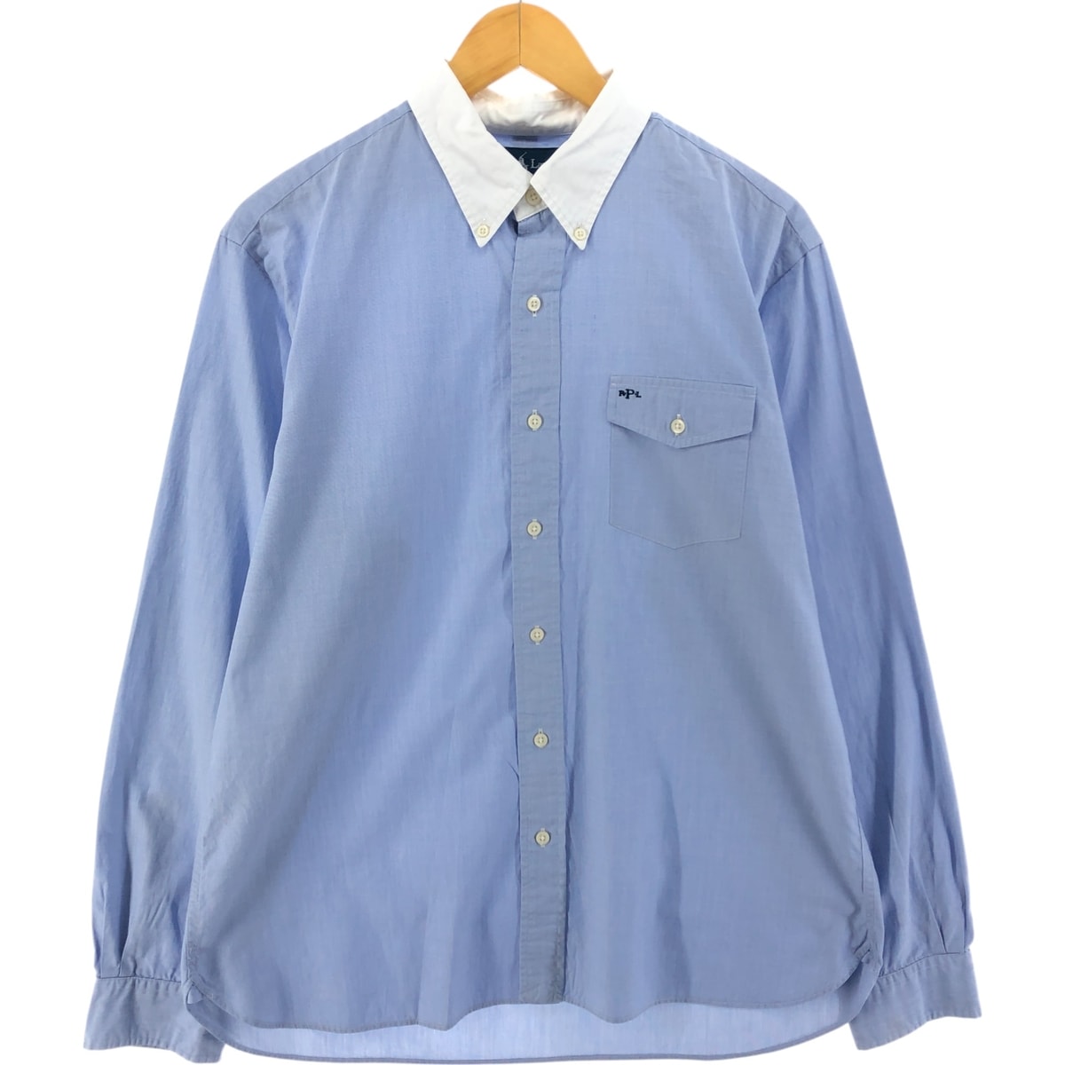 古着 ラルフローレン Ralph Lauren 長袖 ボタンダウンシャツ クレリックシャツ メンズL相当/eaa527207