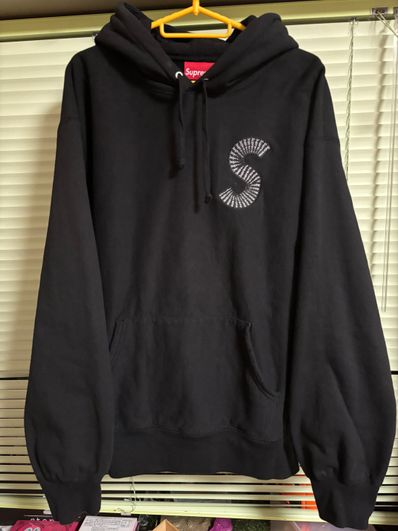 Supreme S Logo Hooded Sweatshirt "Black" (20FW)