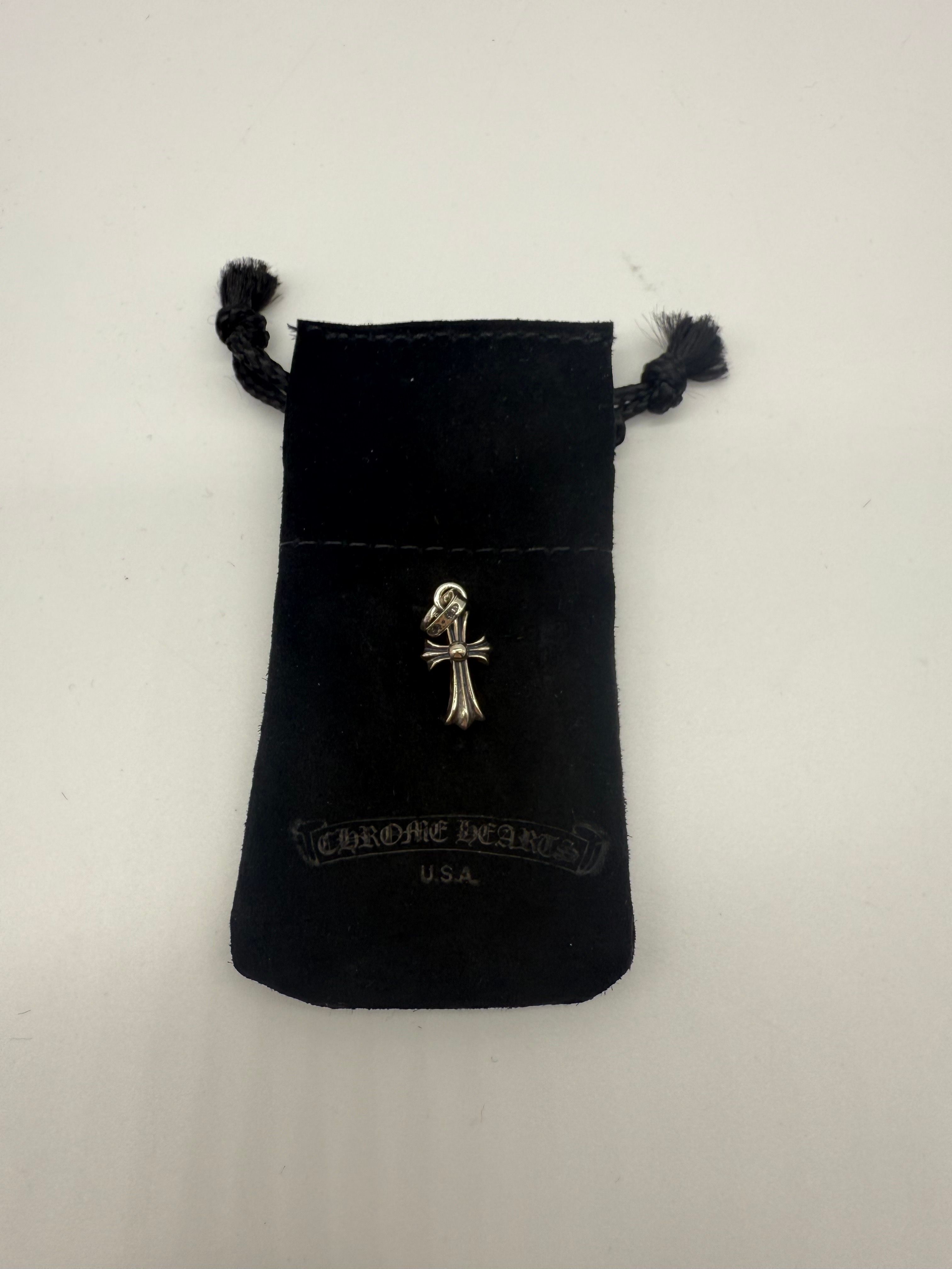 Chrome Hearts CH Cross Baby Fat Charm "Silver"